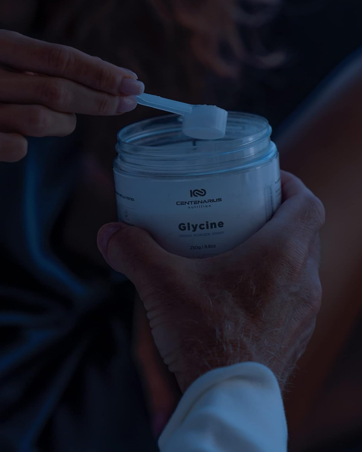 Vegan Glycine Powder Supplement for Muscle Recovery, Digestion, and Sleep - Non-Essential Amino Acid Formula, Additive-Free, Third-Party Tested