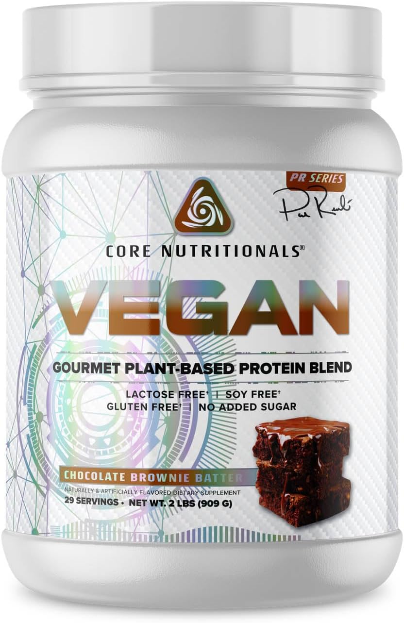 Vegan Gourmet Plant-Based Protein Blend with 21g of Pea Protein - Chocolate Brownie Batter - 29 Servings