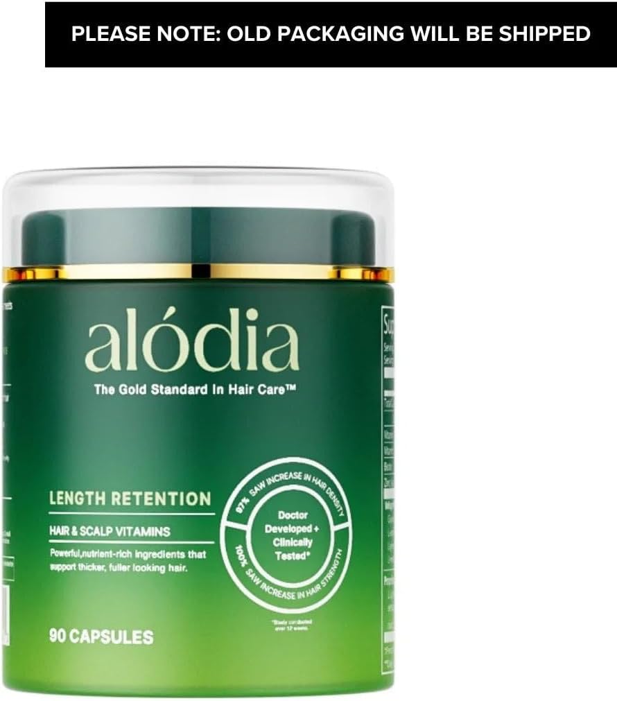 Vegan Healthy Hair & Scalp Supplements by ALODIA - Packaging Variation Possible