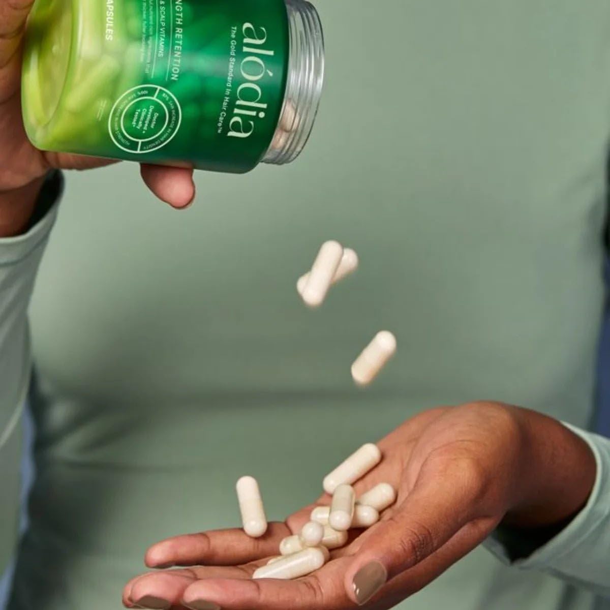 Vegan Healthy Hair & Scalp Supplements by ALODIA - Packaging Variation Possible