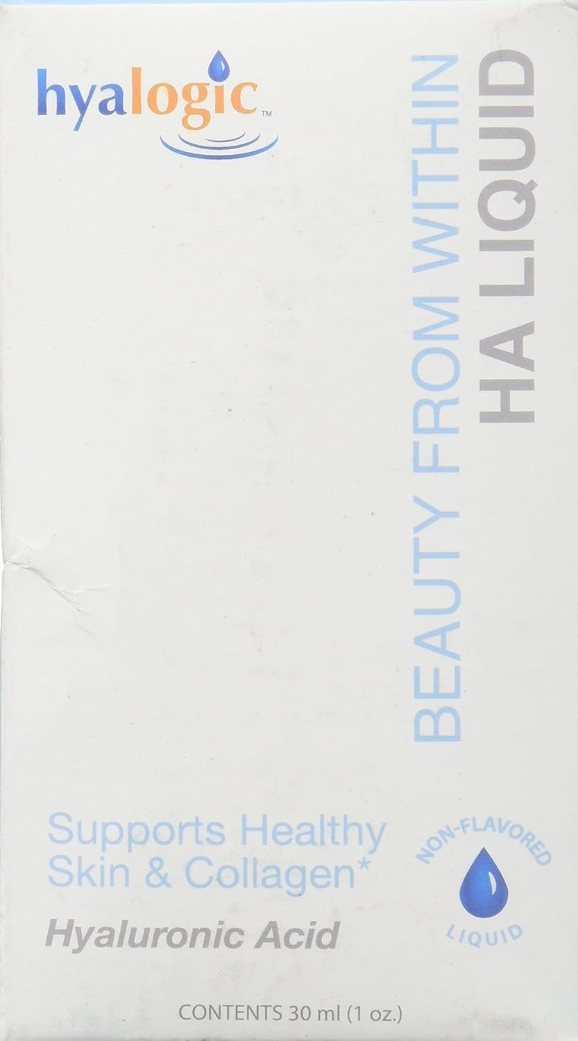 Vegan Hyaluronic Acid Liquid Supplement for Daily Skincare - Hyalogic 30ml HA Dietary Supplement