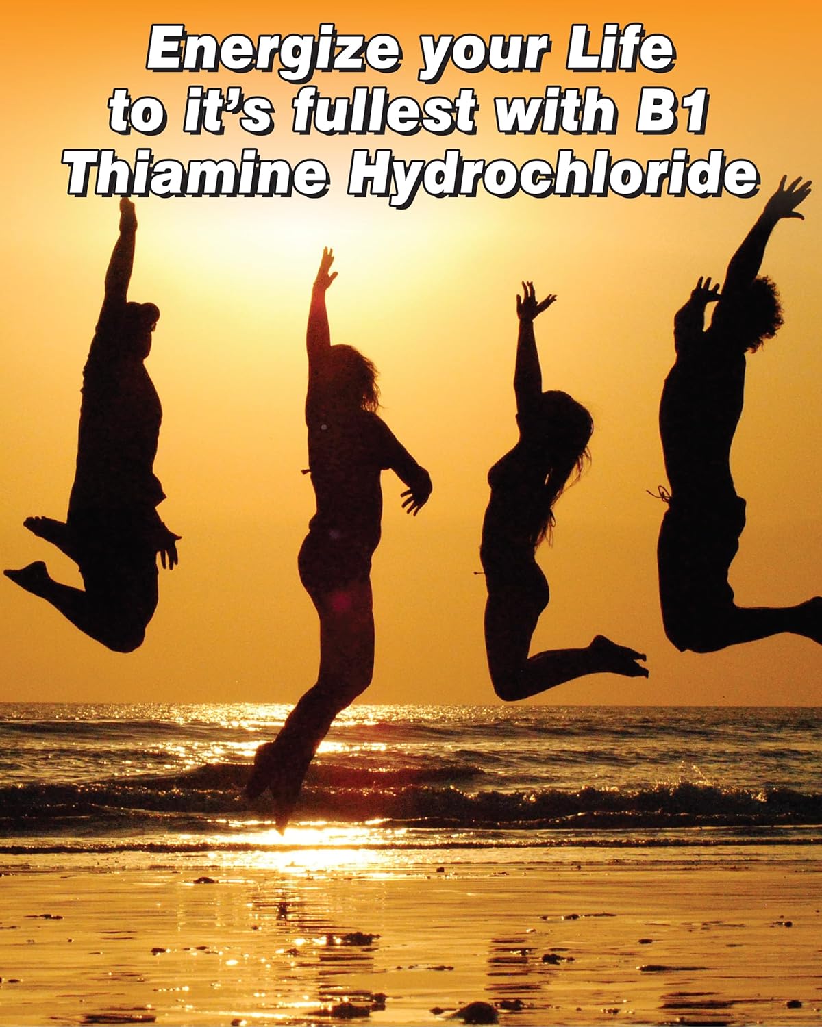 Vegan Integrative Healing Vitamin B1 Thiamine Hcl Capsules 500mg - 120 Count, Non-GMO with No Artificial Fillers