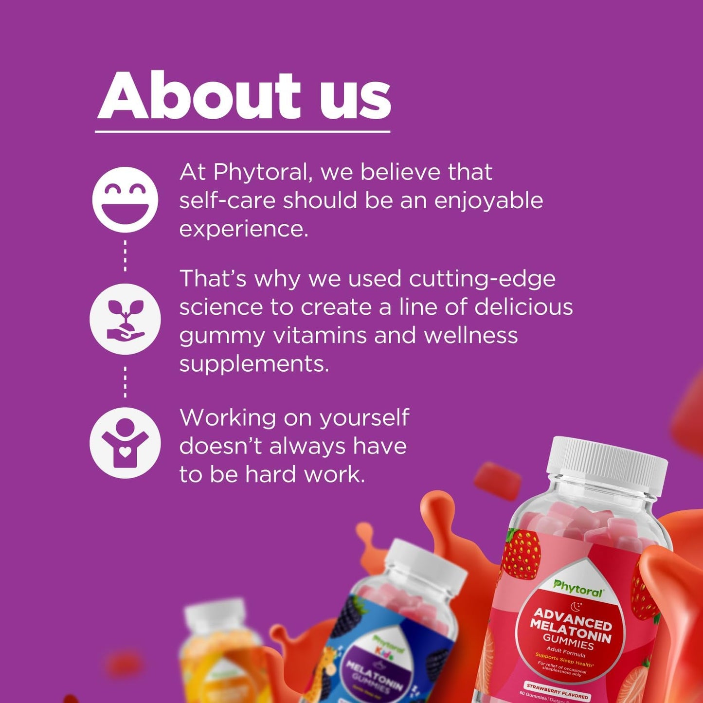 Vegan Iron Gummies for Kids with Vitamin C - Immunity & Energy Support - Gentle Blood Builder Supplements with Vitamin B6, B12, A, Niacin, Folate - 60 Count