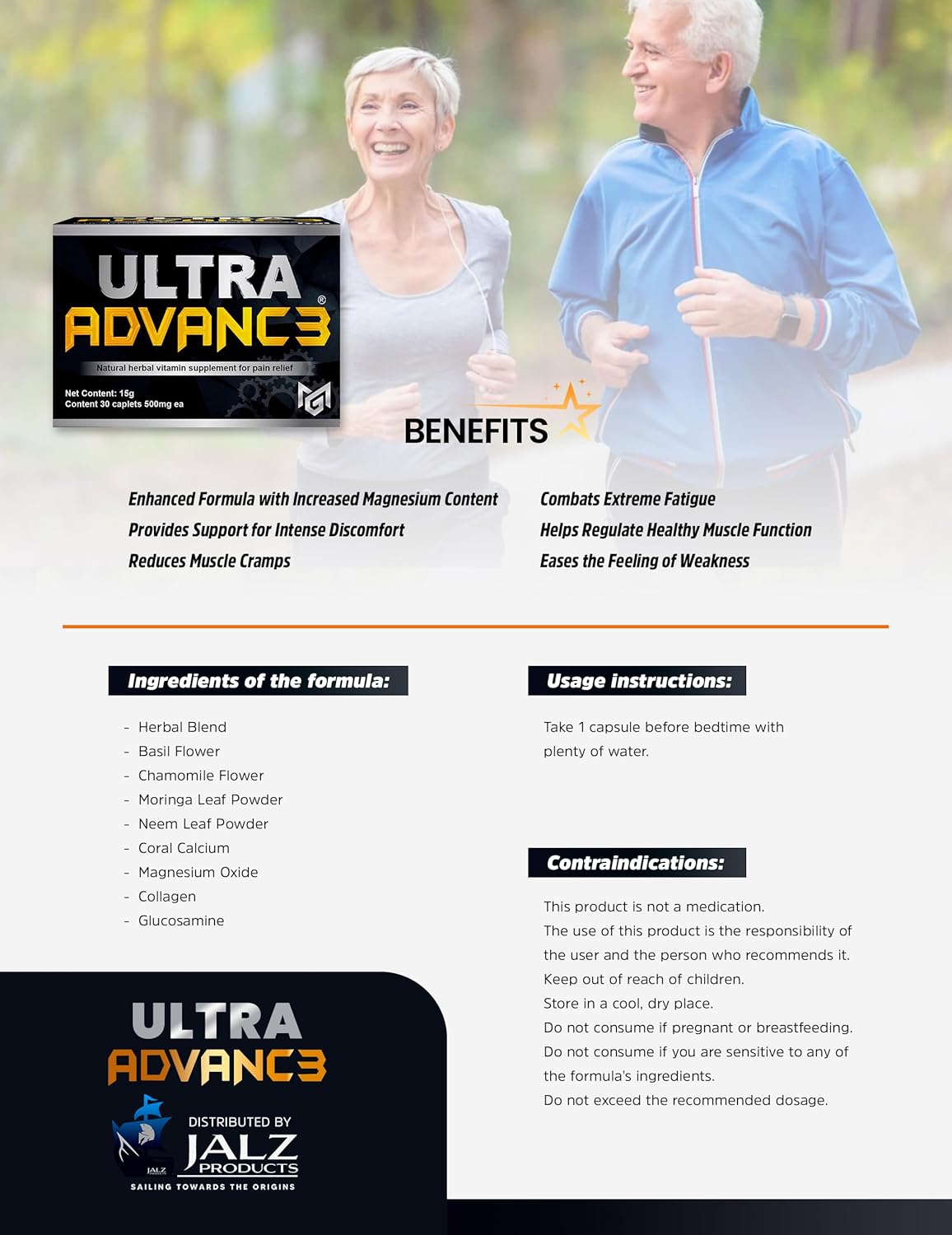 Vegan Joint Support Capsules with Magnesium-Rich Glucosamine Chondroitin Formula, Non-GMO, 30 Count