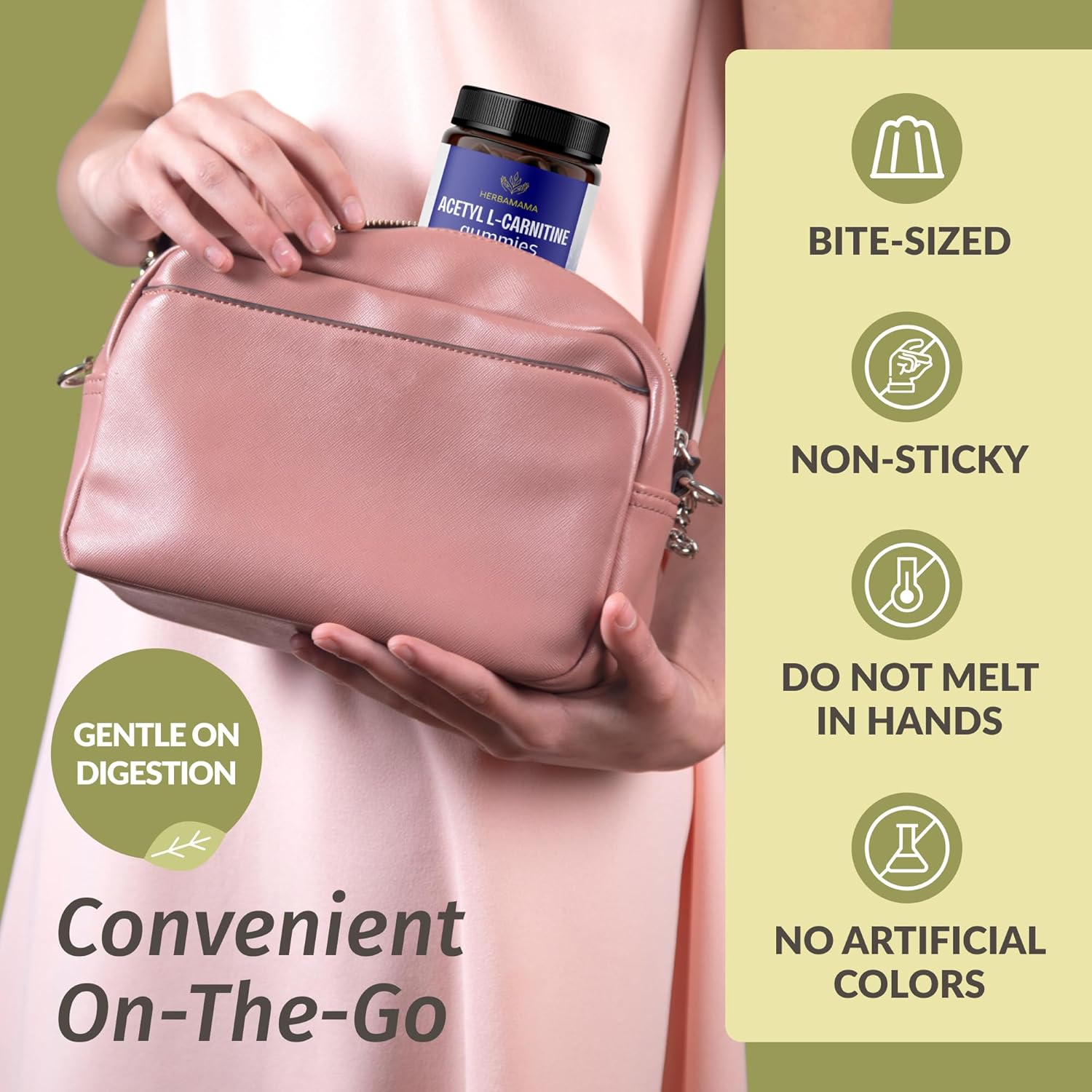 Vegan L-Carnitine and CoQ10 Gummy Bundle - 1500mg Acetyl L-Carnitine & 200mg Coenzyme Q10 - Non-GMO, Gelatin-Free - 2 Pack