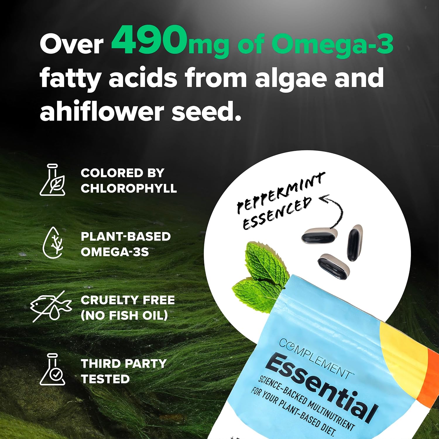 Vegan Multivitamin Bundle with B12 Spray - Omega 3, Vitamin D3 K2, Zinc, Magnesium - Energy & Immune Support - 30 Servings, 90 Capsules & 60 Servings