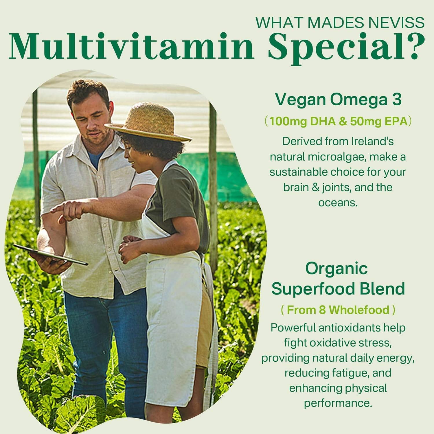 Vegan Multivitamin Gummies with NEVISS Vitamin D3 5000iu & K2 200mcg Gummies - Plant-Based Immune Support