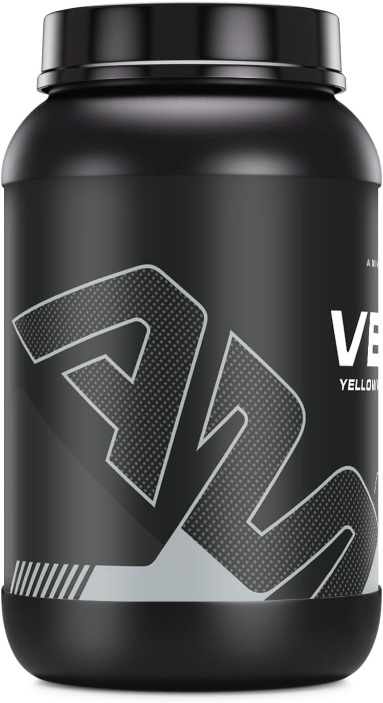 Vegan Muscle Protein Powder | 28g Protein | 34 Servings | No Sugar | Pea Protein Isolate | USA Made (3 Lb, Vanilla)