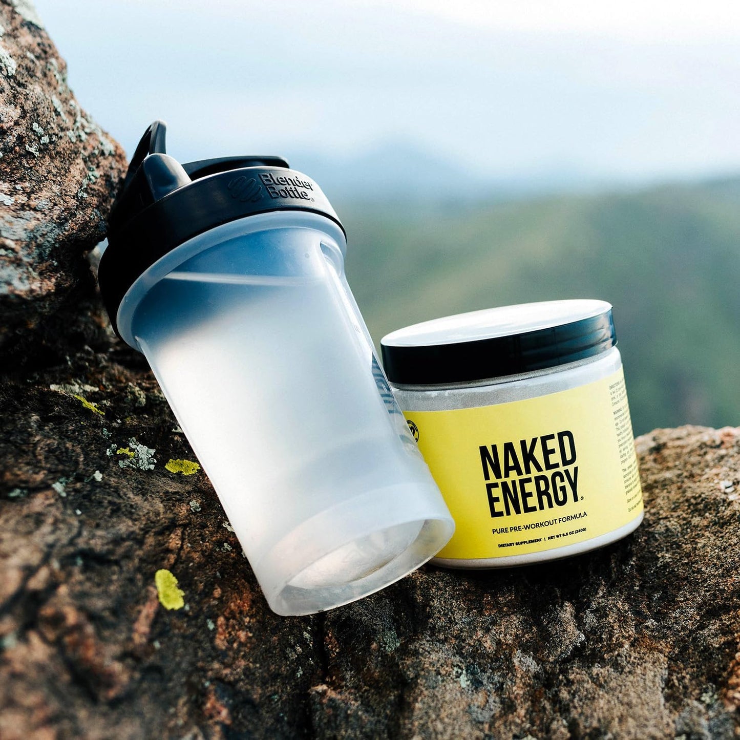 Vegan Naked Energy Pre Workout Powder - Unflavored Pure Energy Boost for Men and Women - 50 Servings