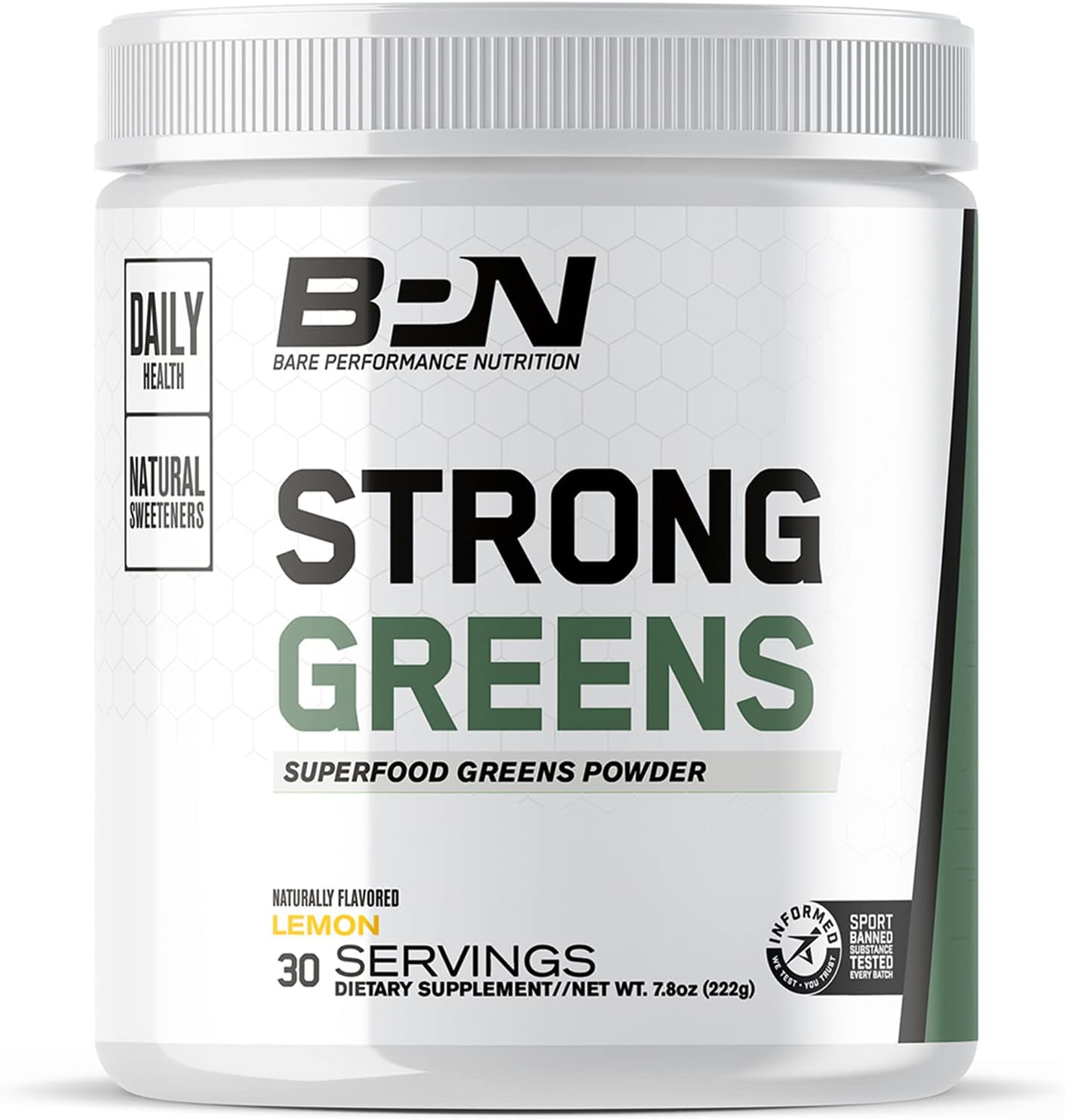 Vegan Oatmeal Cookie Protein + Strong Greens Lemon Bundle by BARE PERFORMANCE NUTRITION BPN