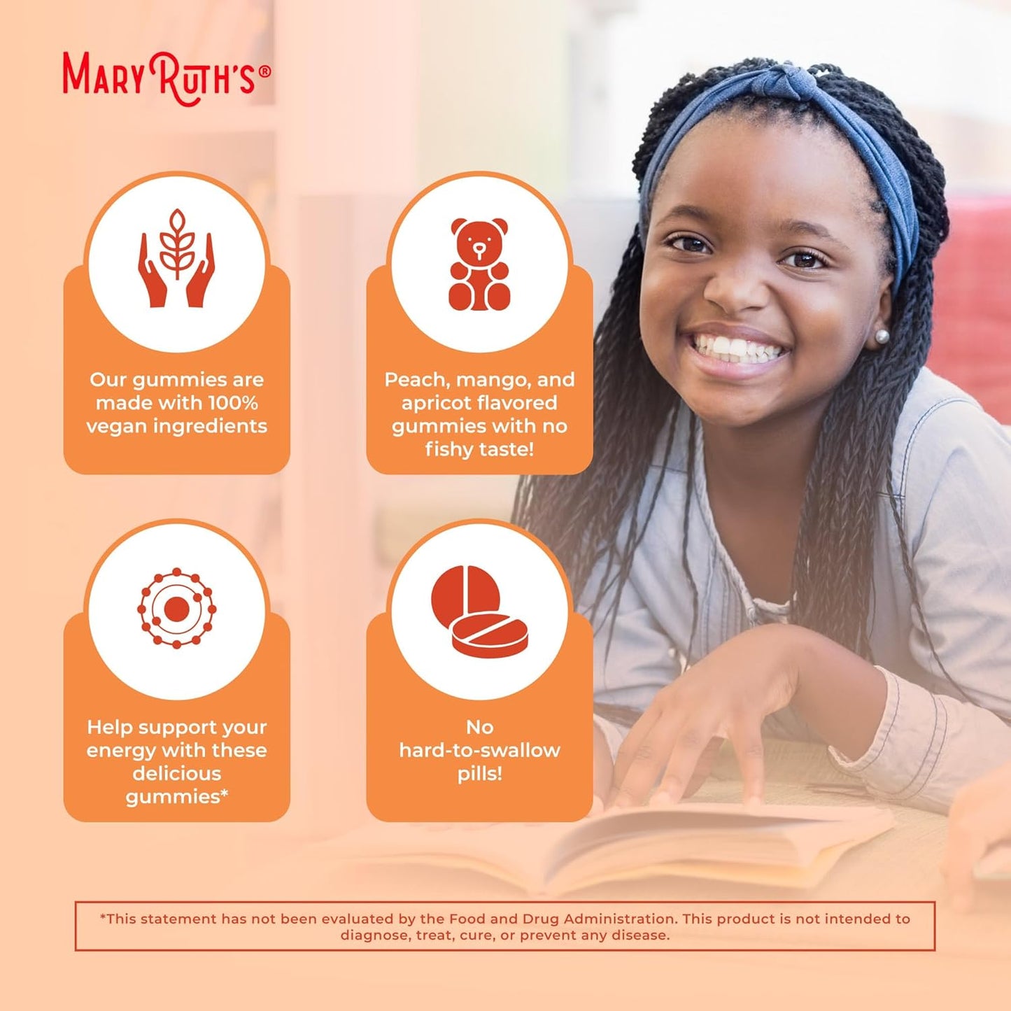 Vegan Omega 3 6 7 9 Gummies with Flaxseed Oil | 4 Month Supply | Non-Fishy Taste | Non-GMO | 120 Count