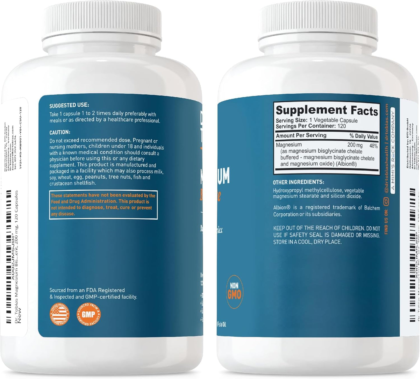 Vegan Omega-3 Algae Oil with Magnesium Bisglycinate for Heart, Brain, Muscle, and Bone Health - Non-GMO Vegan Support