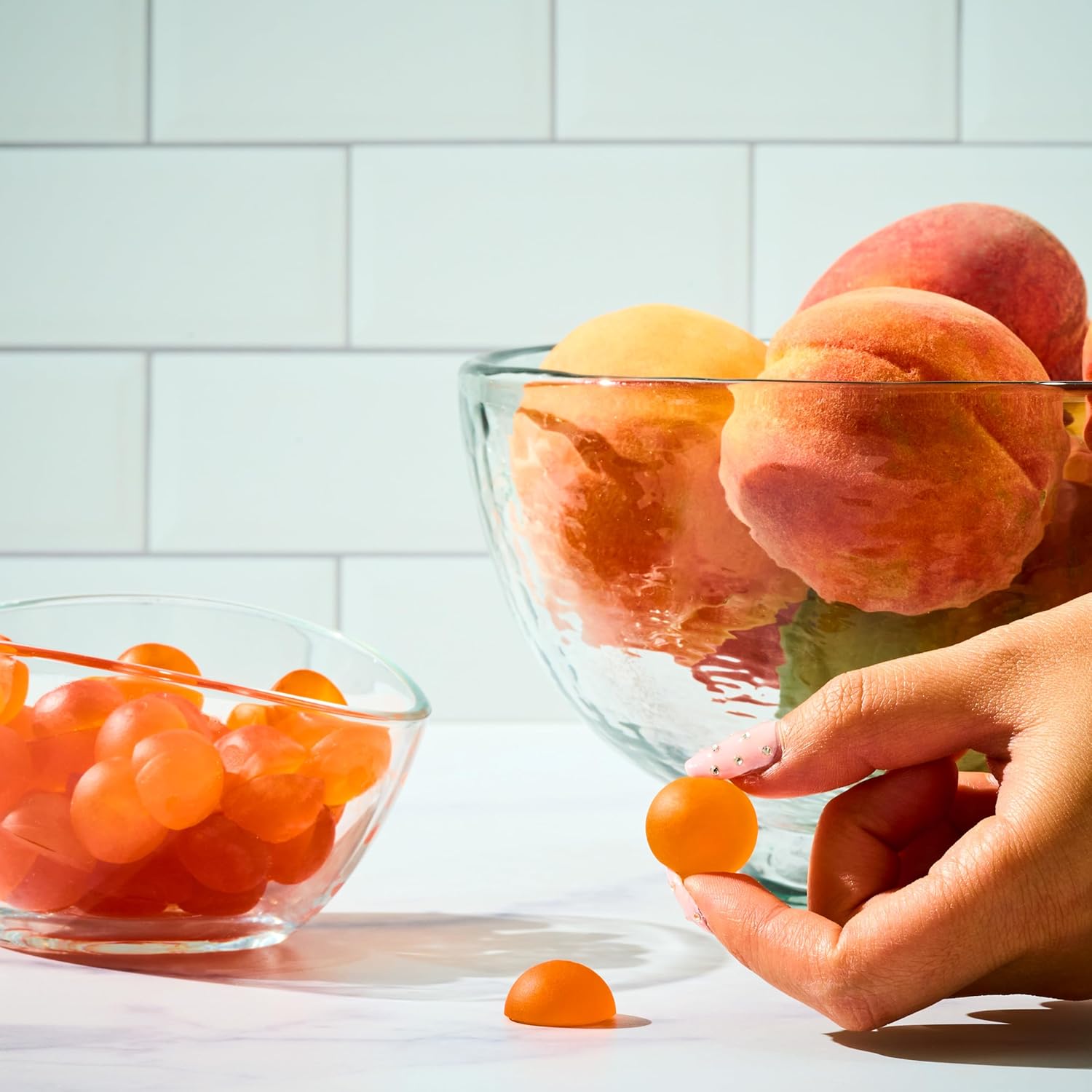 Vegan Peach Mango CoQ10 Gummies - 100mg Heart Health Supplement - Antioxidant Activity - Non-GMO - 180 Count