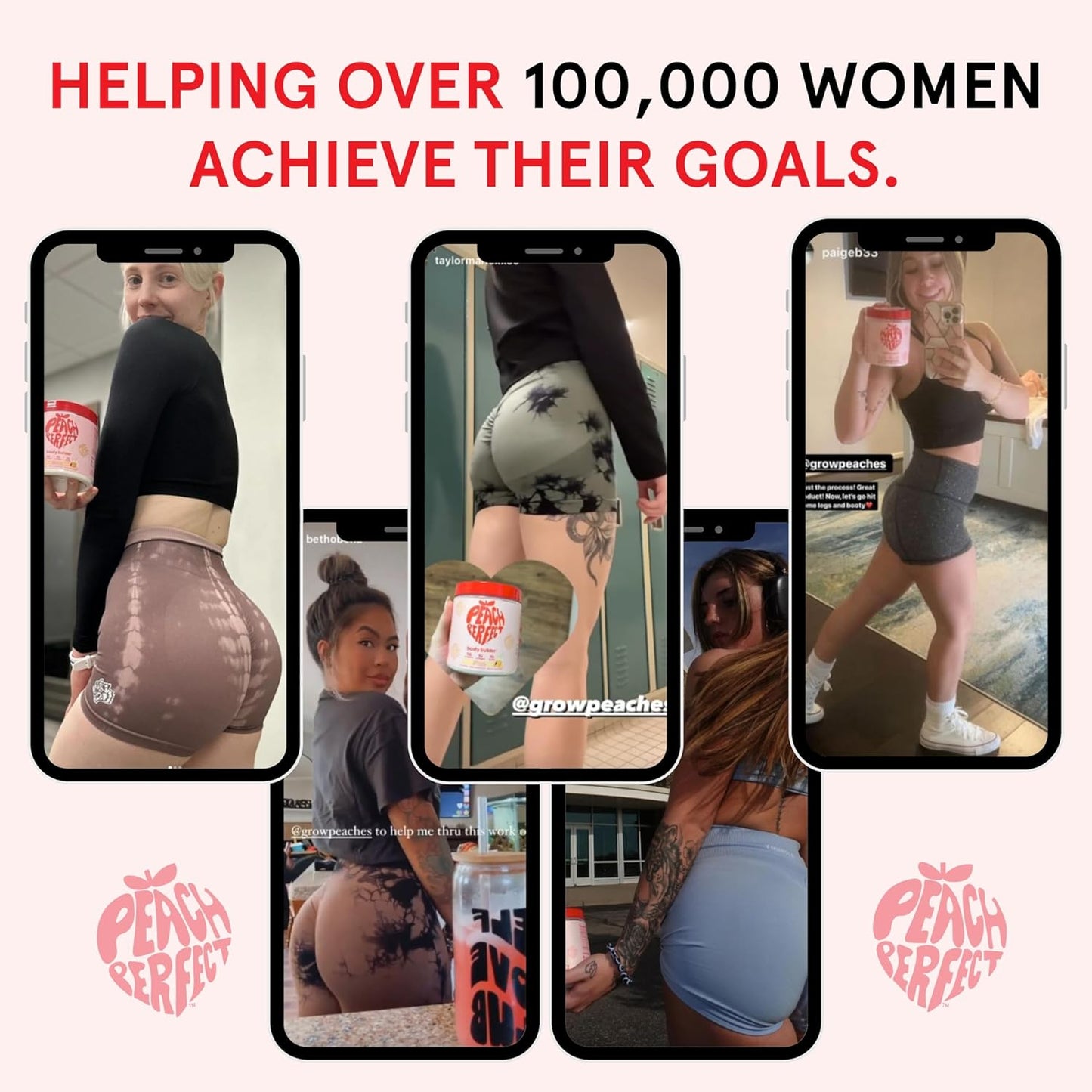 Vegan Peach Perfect Creatine Monohydrate Powder with Collagen & BCAAs - Muscle Support & Energy Boost - 30 Servings, Strawberry Acai Flavor