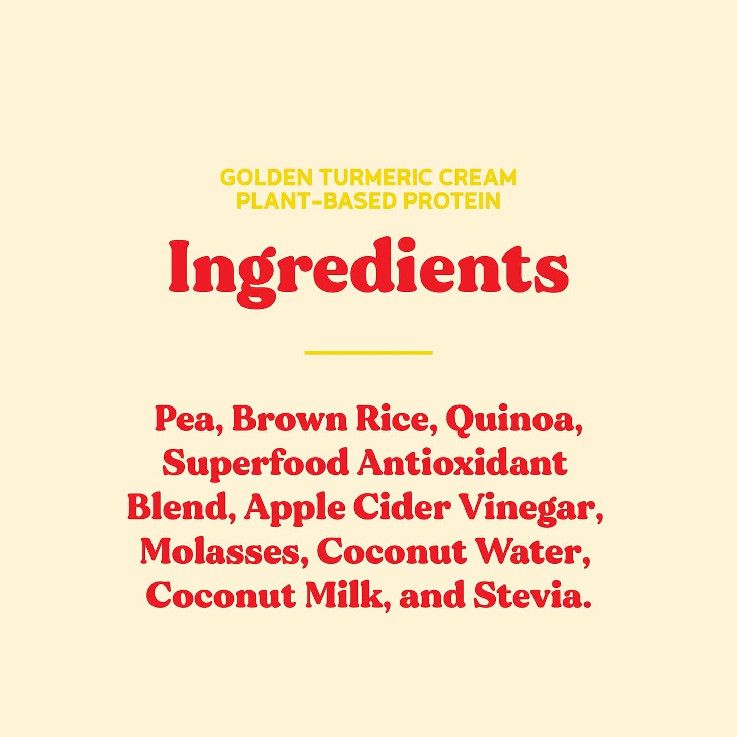 Vegan Plant-Based Protein Powder with Digestive Enzymes, 21g Protein, Turmeric Curcumin Cream, Meal Replacement Shake (15 Servings)
