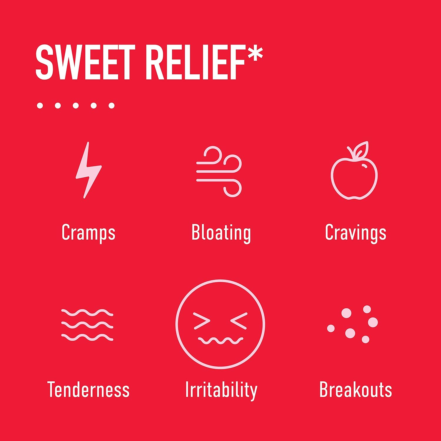 Vegan PMS Relief Gummies with Chasteberry, Dong Quai, Cranberry, Vitamin B6 | Hormone Balance & Period Support for Women