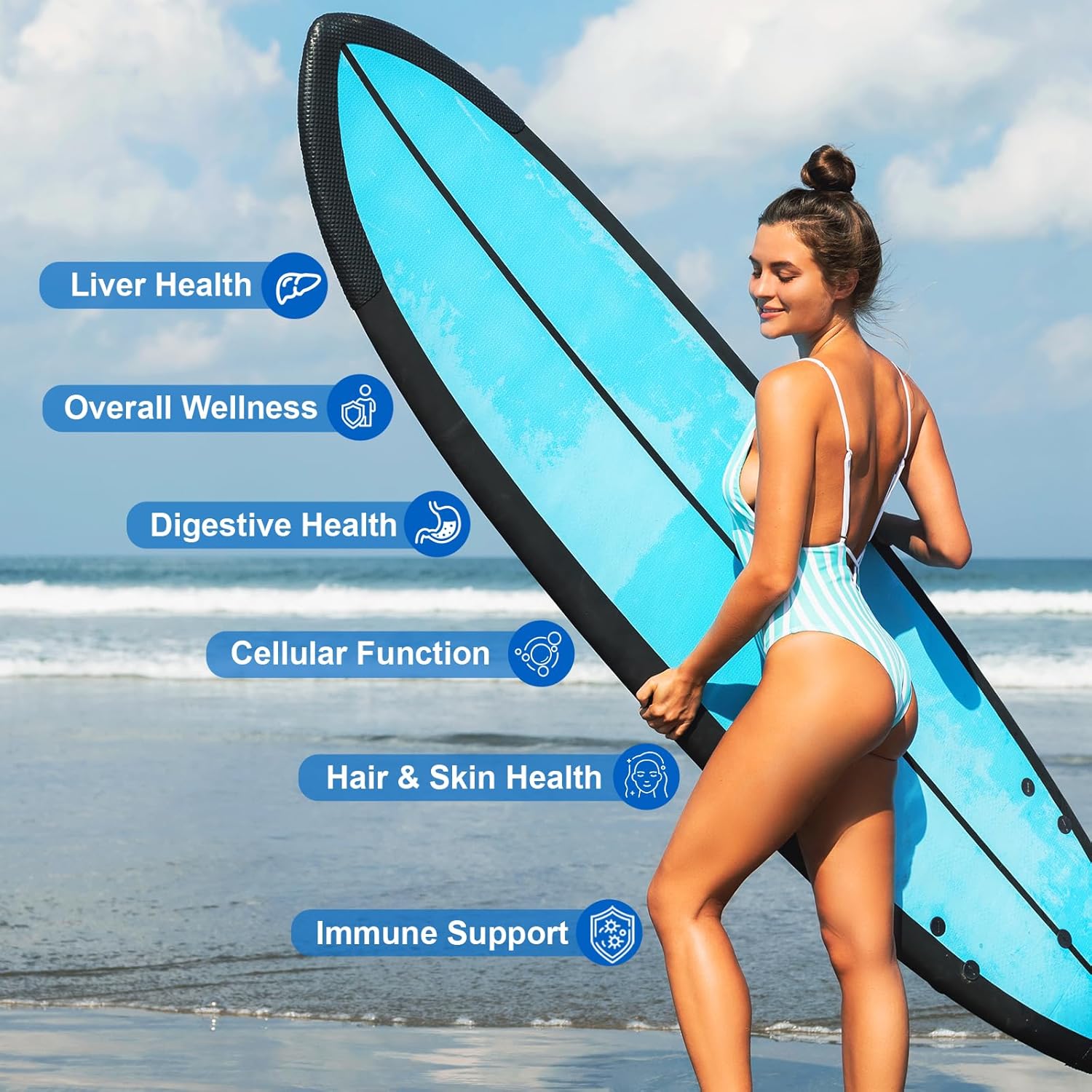 Vegan Sea Moss Gummies with Black Seed Oil, Ashwagandha, Vitamin C&D - 13-in-1 Bundle for Immune Support & Antioxidant - 60 Gummies