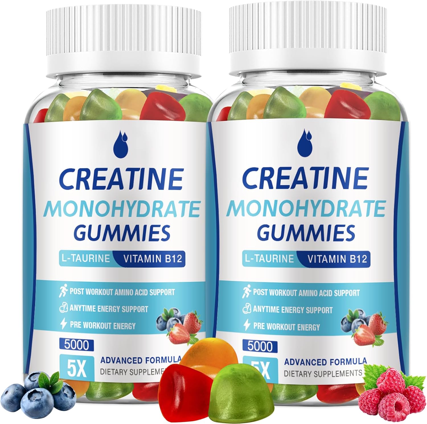 Vegan Sugar-Free MaxHemp Creatine Monohydrate Gummies for Enhanced Performance