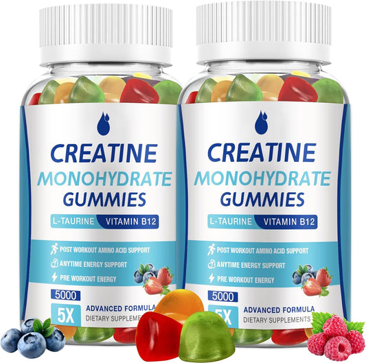Vegan Sugar-Free MaxHemp Creatine Monohydrate Gummies for Enhanced Performance