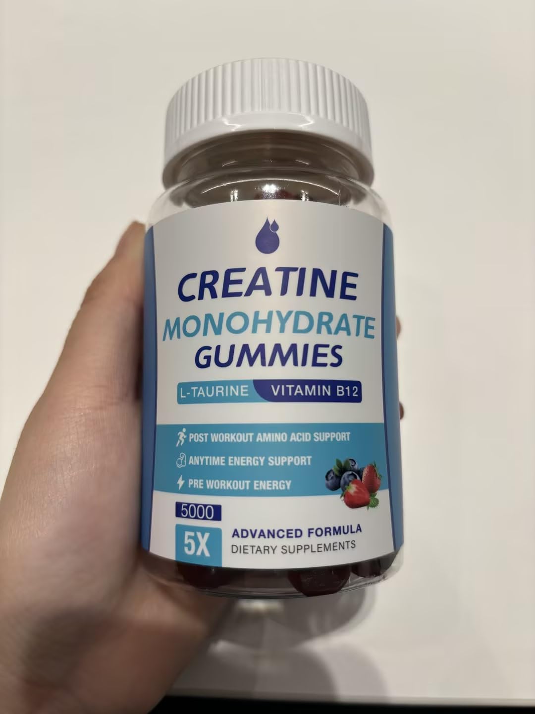 Vegan Sugar-Free MaxHemp Creatine Monohydrate Gummies for Enhanced Performance