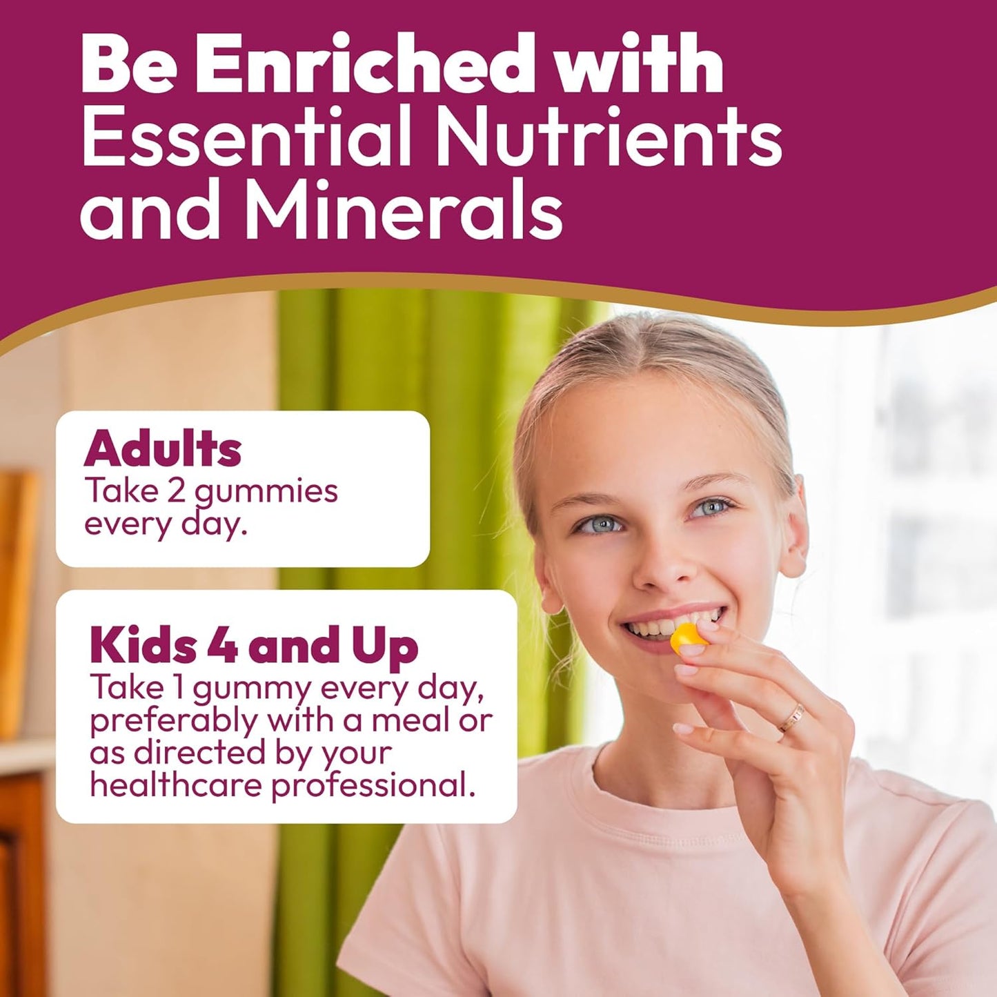 Vegan Sugar-Free Potassium Magnesium Gummies with Calcium, Vitamins, and Zinc - High Absorption Supplement for Kids & Adults