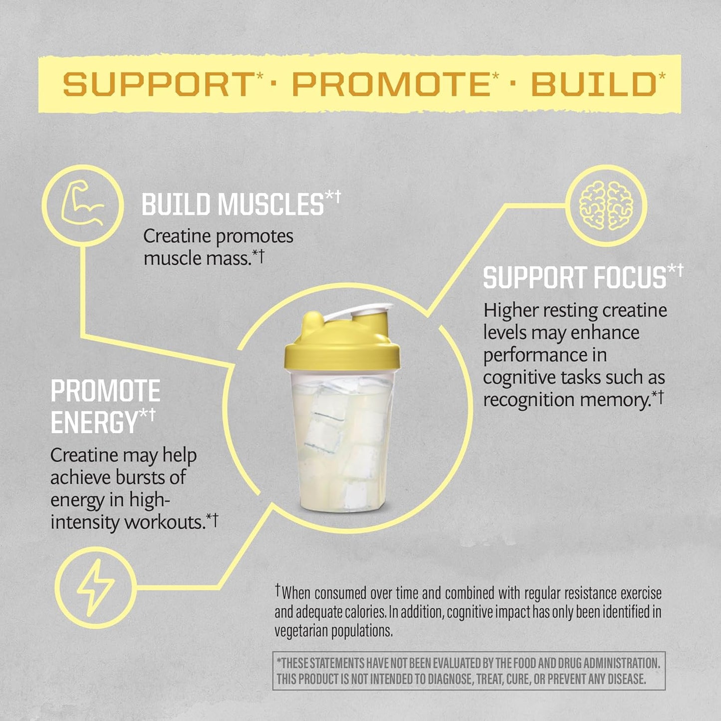 Vegan Sunwarrior Creatine Monohydrate Powder for Muscle Building & Recovery - Micronized PreWorkout Supplement (50 Servings, Lemonade Flavored)