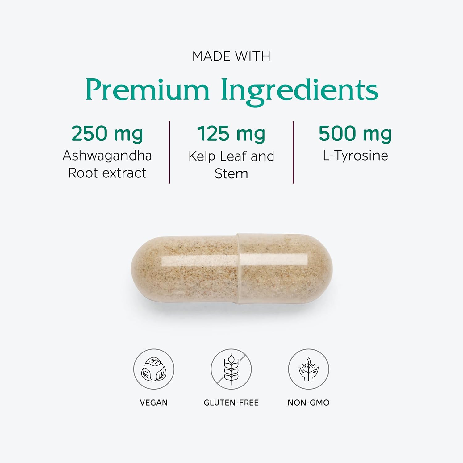 Vegan ThyroFem Supplement for Thyroid Gland Support - 60 Capsules by Vitanica