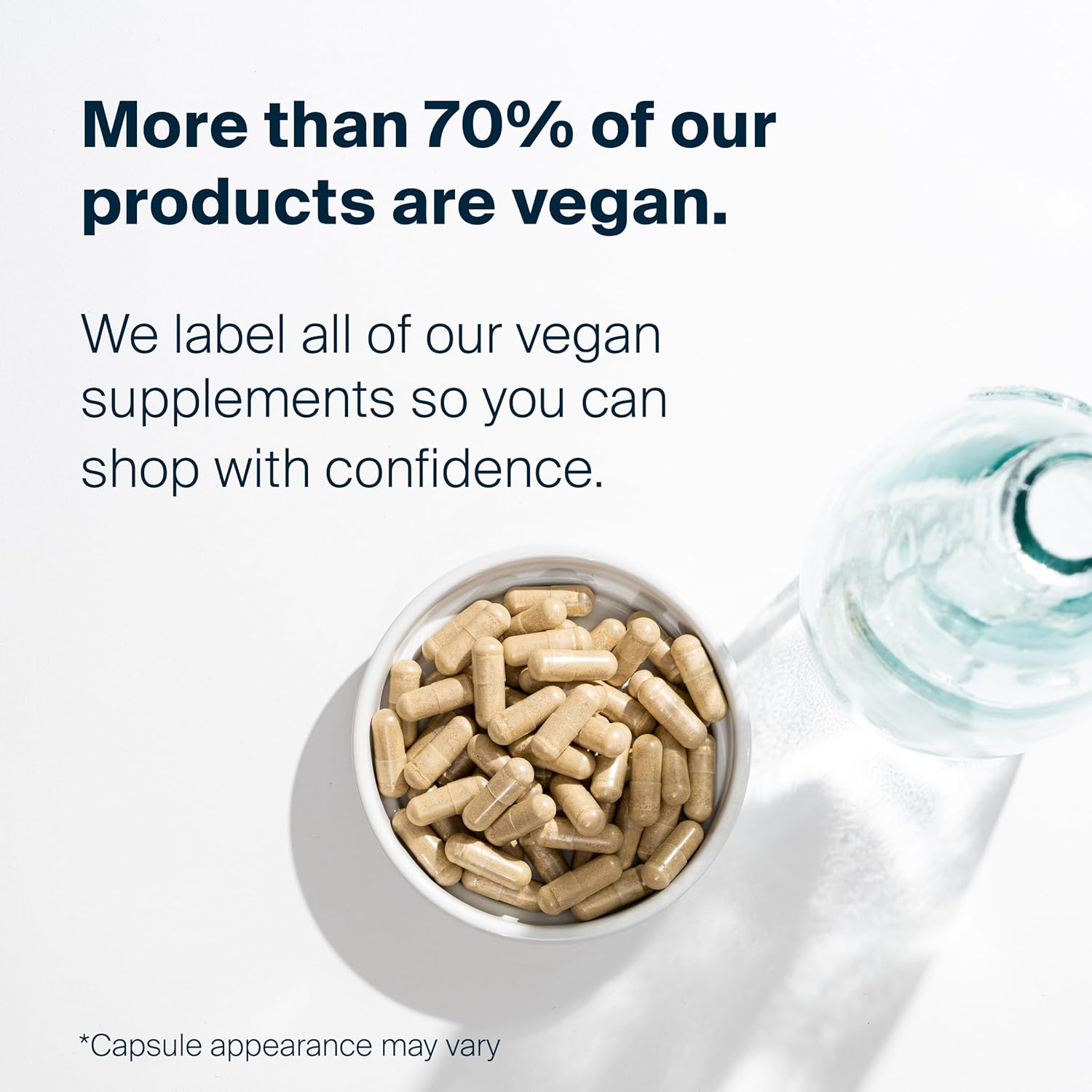 Vegan Vitamin C Supplement with Bioflavonoids for Immune Support - 1000mg Vitamin C, 500mg Citrus Bioflavonoid - Gluten, Dairy, Soy Free - Non-GMO - 100 Capsules