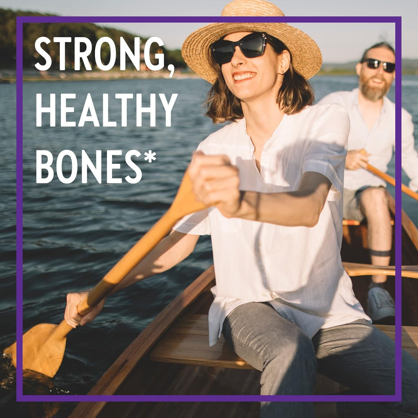 Vegetarian Calcium Supplement with Vitamin K2, D3, Magnesium - Bone Health Support - Gluten Free - 90 Count