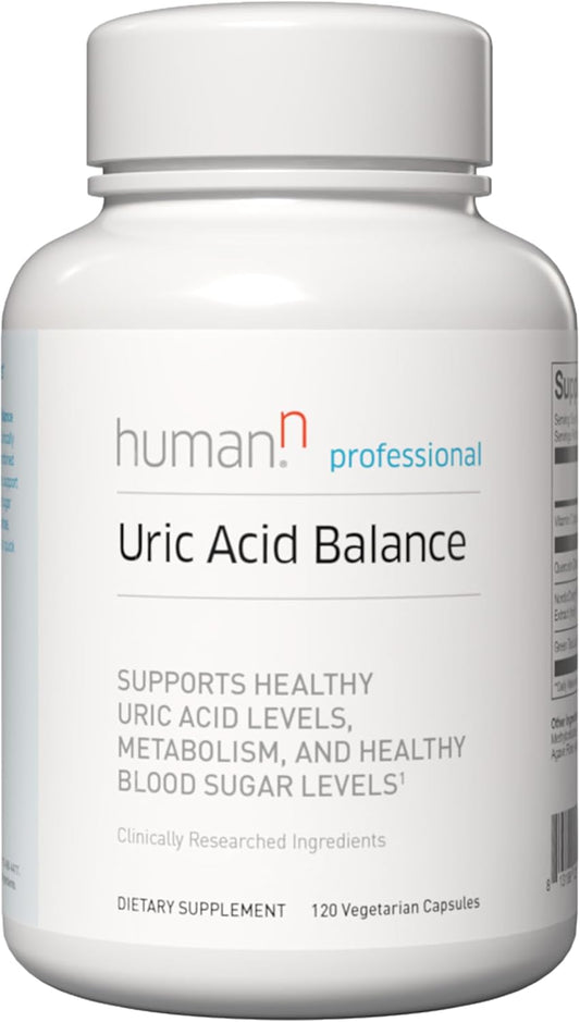 Vegetarian Capsules for Uric Acid Balance - 120 Capsules by humanN