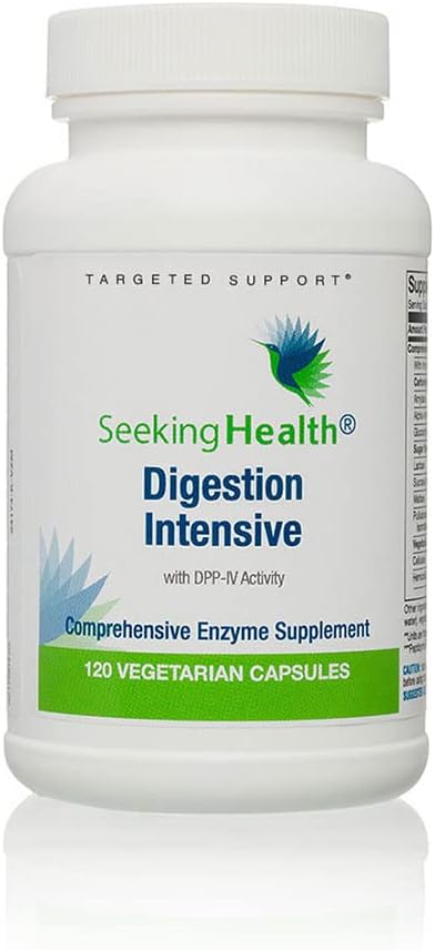 Vegetarian Digestive Enzyme Supplement for Healthy Digestion - 120 Capsules - Support Nutrient Absorption & Digestive System Health