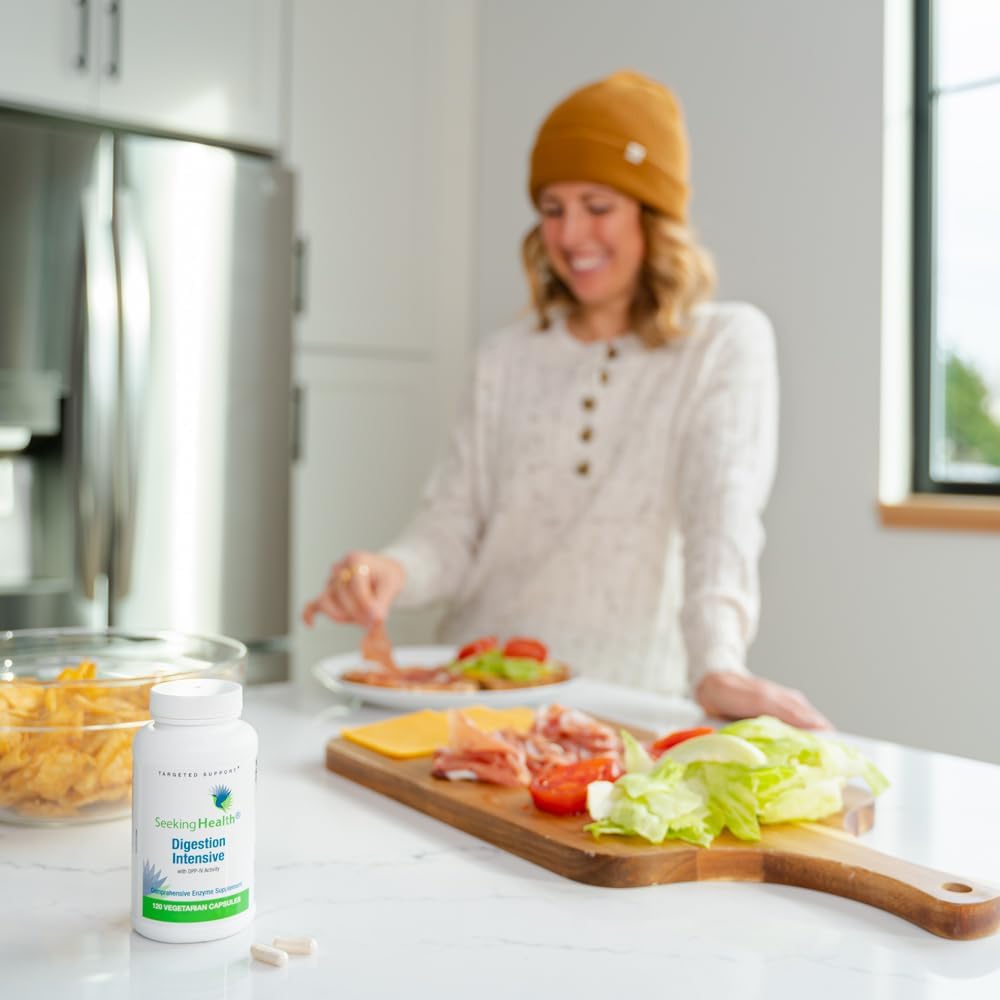 Vegetarian Digestive Enzyme Supplement for Healthy Digestion - 120 Capsules - Support Nutrient Absorption & Digestive System Health