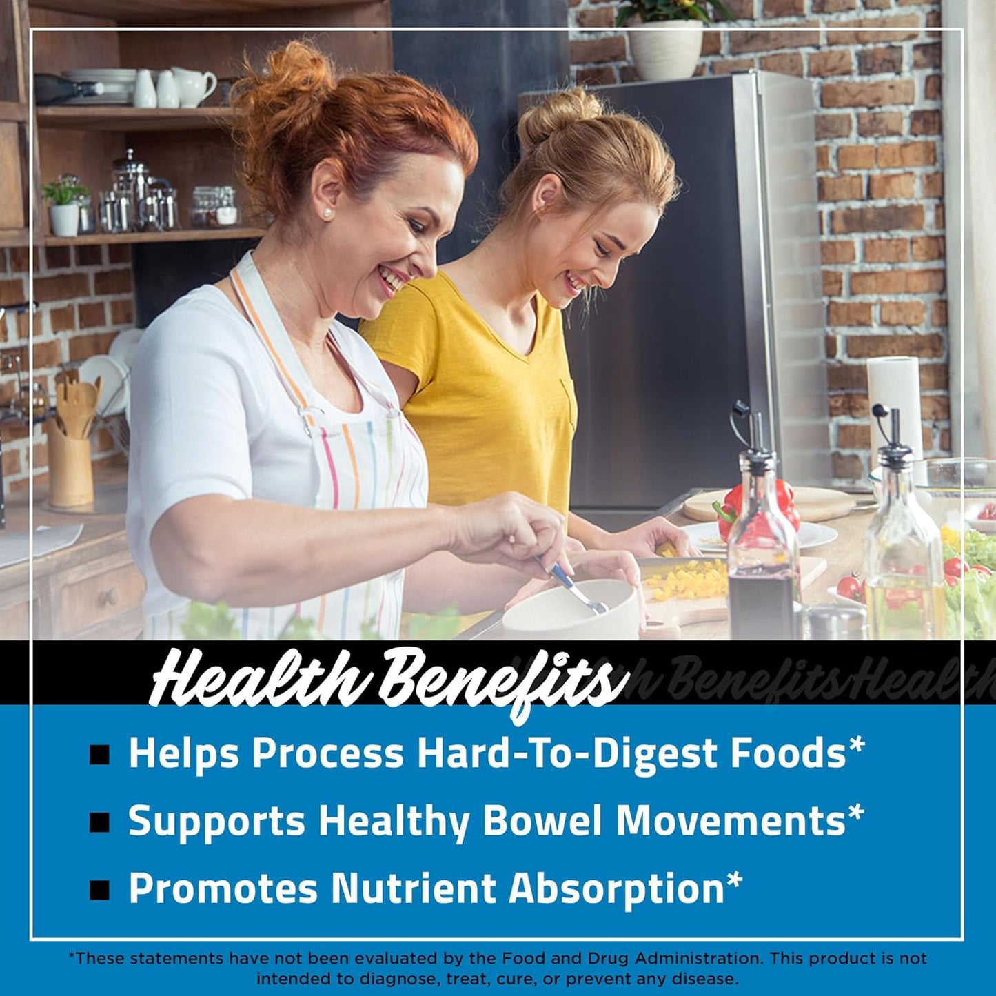 Vegetarian Digestive Enzymes with Probiotics and Herbs - Supports Lactose Absorption and Digestion - 60 Capsules