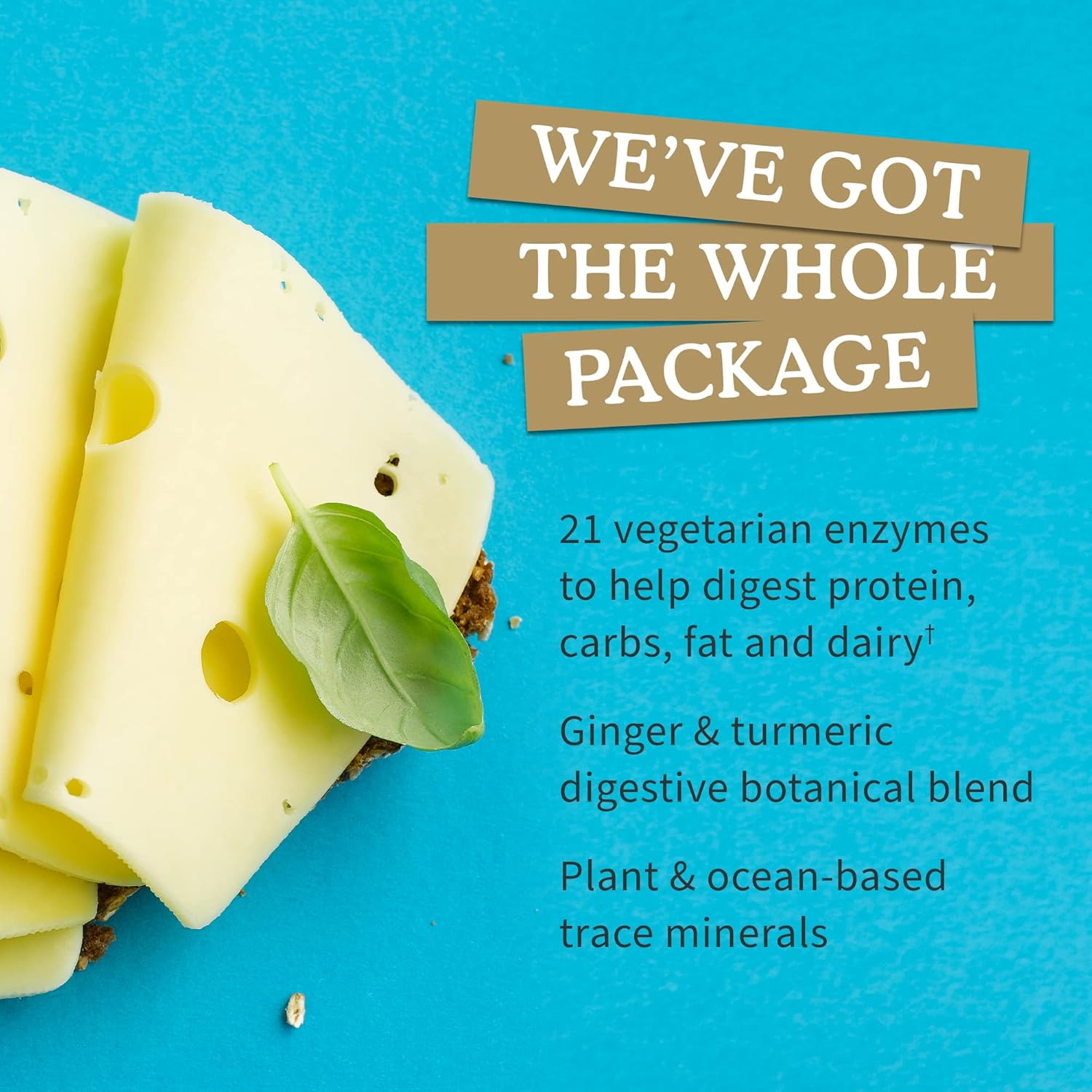 Vegetarian Digestive Supplement for Digestion, Bloating, Gas, IBS - Garden of Life Omega Zyme Ultra Enzyme Blend, 180 Capsules