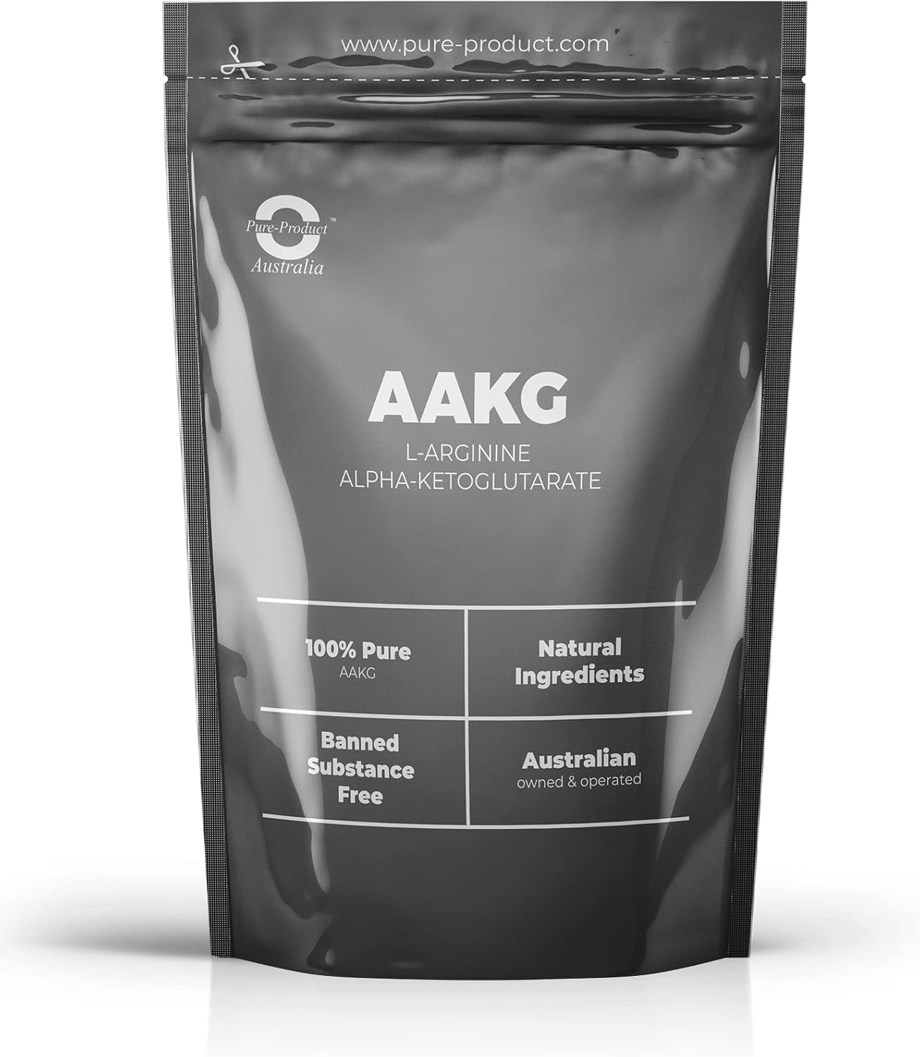 Vegetarian-Friendly L-Arginine Alpha-Ketoglutarate (AAKG) 2:1 Powder - 1.1 lb by Pure Product Australia