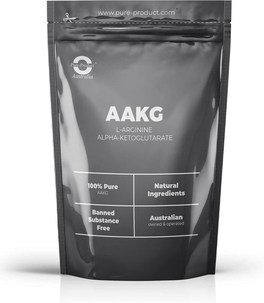 Vegetarian-Friendly L-Arginine Alpha-Ketoglutarate (AAKG) 2:1 Powder - 1.1 lb by Pure Product Australia