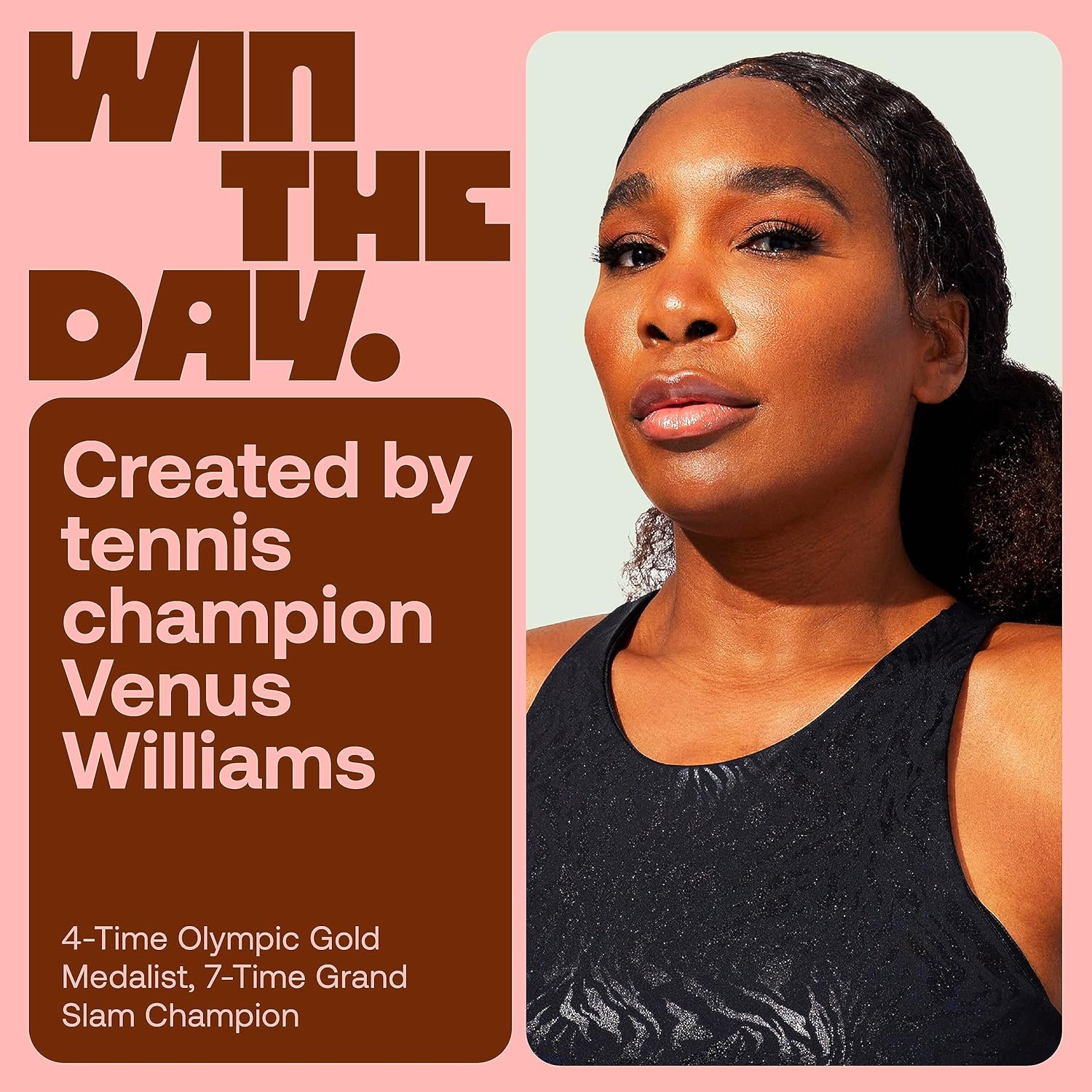 Venus Williams Happy Viking Chocolate Strawberry Protein Powder 20g, Low Carb, Keto, Vegan, Gluten-Free, Superfoods, Complete Meal Replacement - 2 Canisters