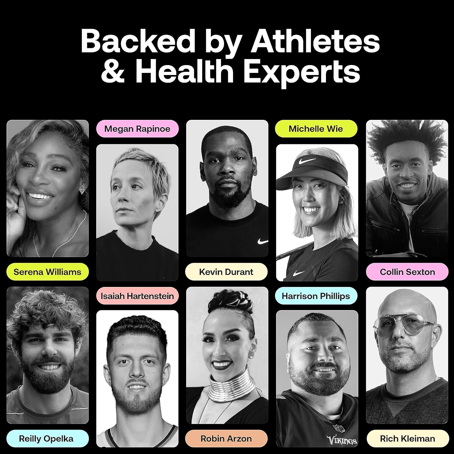 Venus Williams Happy Viking Protein Powder Trio: Chocolate, Vanilla, Strawberry - Low Carb, Keto, Vegan, Gluten-Free, Superfoods - 60G Protein, Complete Meal Replacement - 3 Canisters (24 oz. Each)