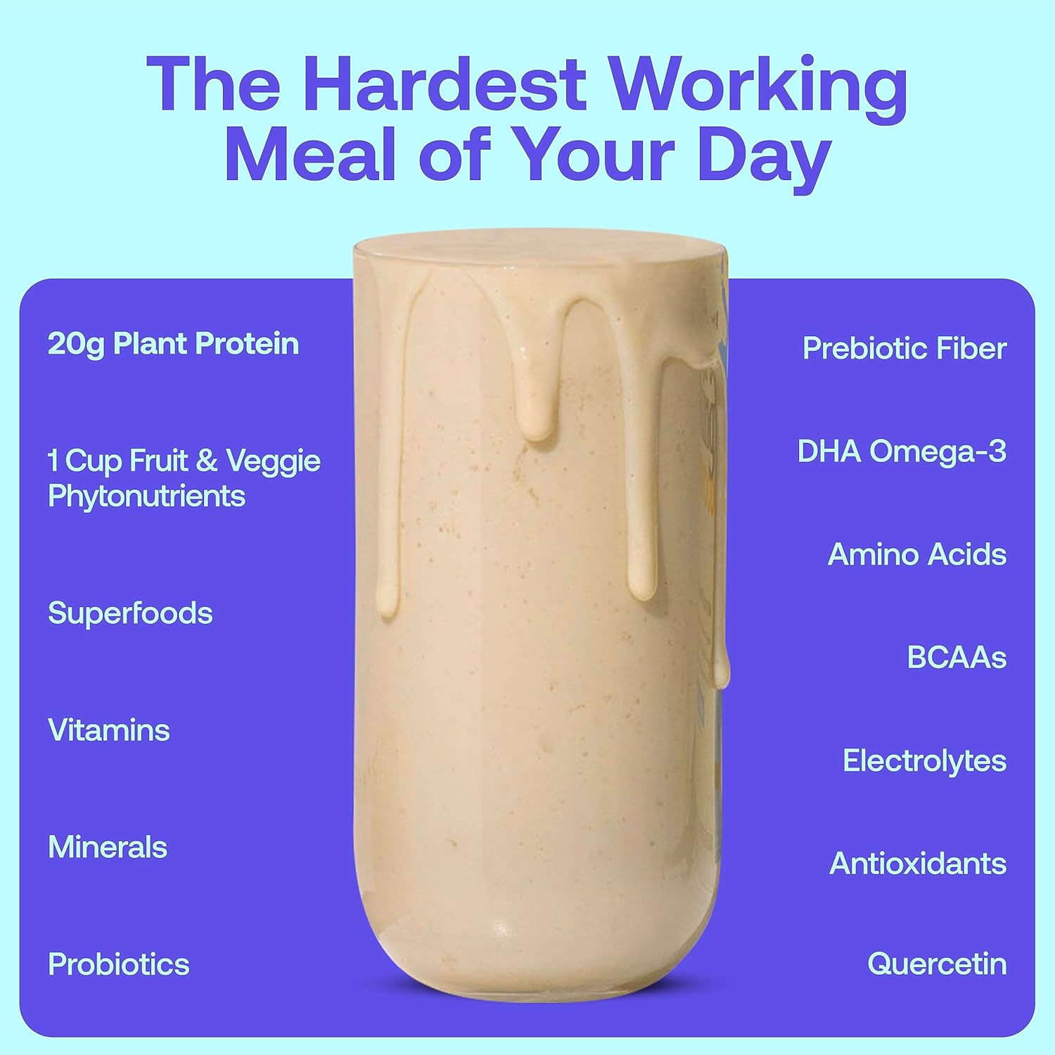 Venus Williams Happy Viking Protein Powder Trio: Chocolate, Vanilla, Strawberry - Low Carb, Keto, Vegan, Gluten-Free, Superfoods - 60G Protein, Complete Meal Replacement - 3 Canisters (24 oz. Each)