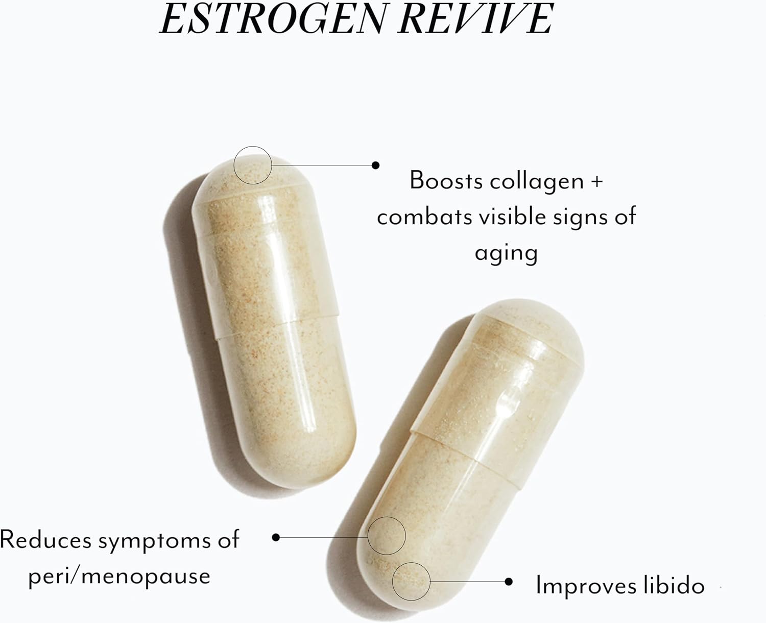 Veracity Vital Estrogen Revive: Menopause Supplements for Women, Hormone Balance with Black Cohosh & Dong Quai