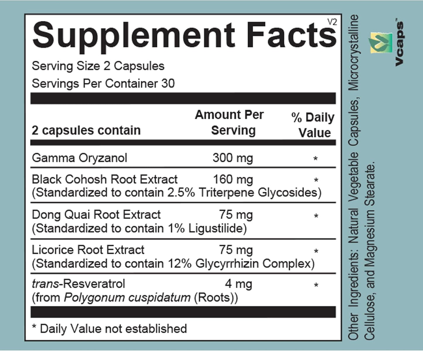 Veracity Vital Estrogen Revive: Menopause Supplements for Women, Hormone Balance with Black Cohosh & Dong Quai