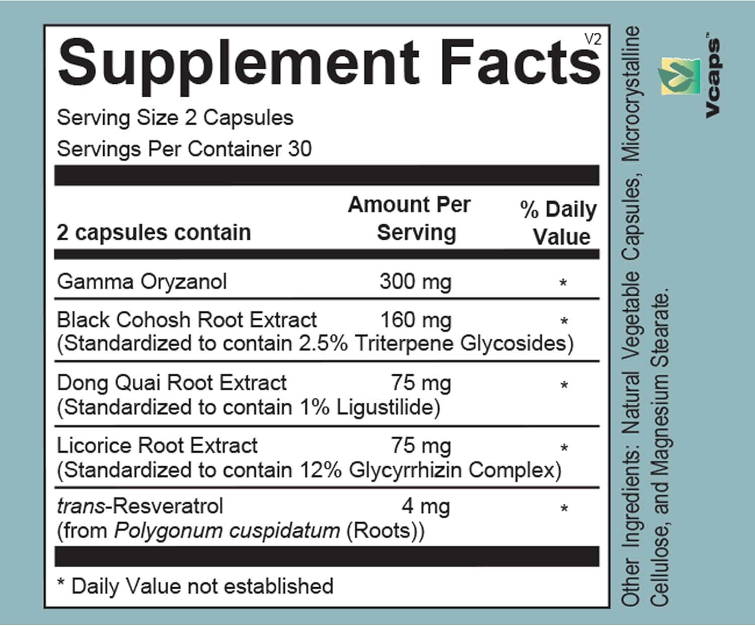 Veracity Vital Estrogen Revive: Menopause Supplements for Women, Hormone Balance with Black Cohosh & Dong Quai