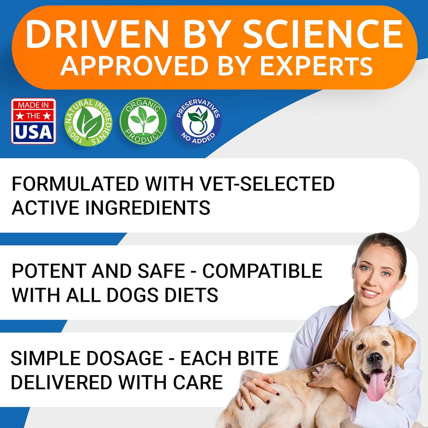 Vet Approved Dog Probiotic Chews for Gas, Diarrhea, Allergy Relief - Enzymes, Pumpkin, Prebiotics - Chewable Fiber Supplement - 100 Soft Chews - Smoked Duck Flavor