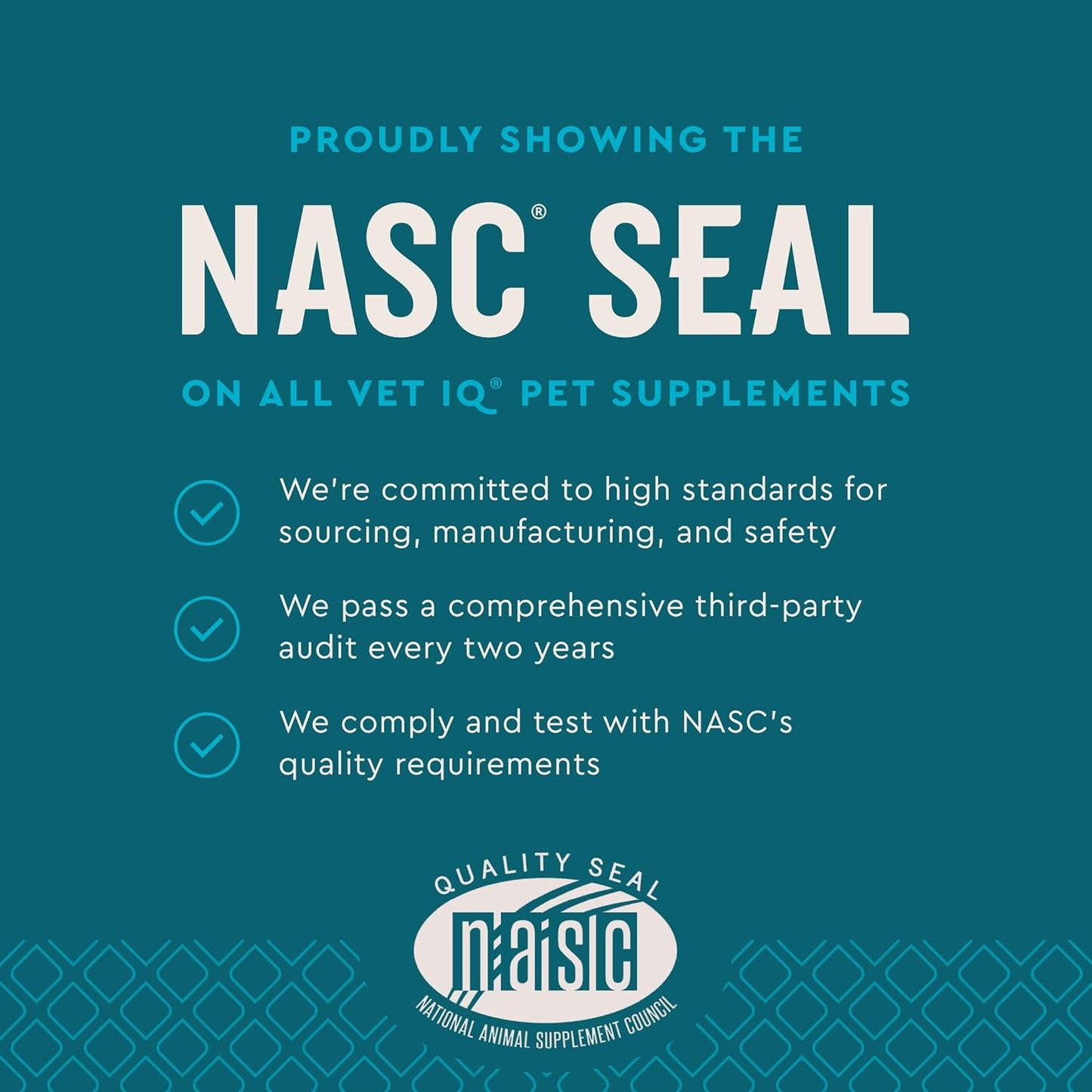VetIQ Probiotic Supplement for Dogs, Supports Digestive Health and Bowel Function, Hickory Smoke Flavor, 60 Count, USA-Made