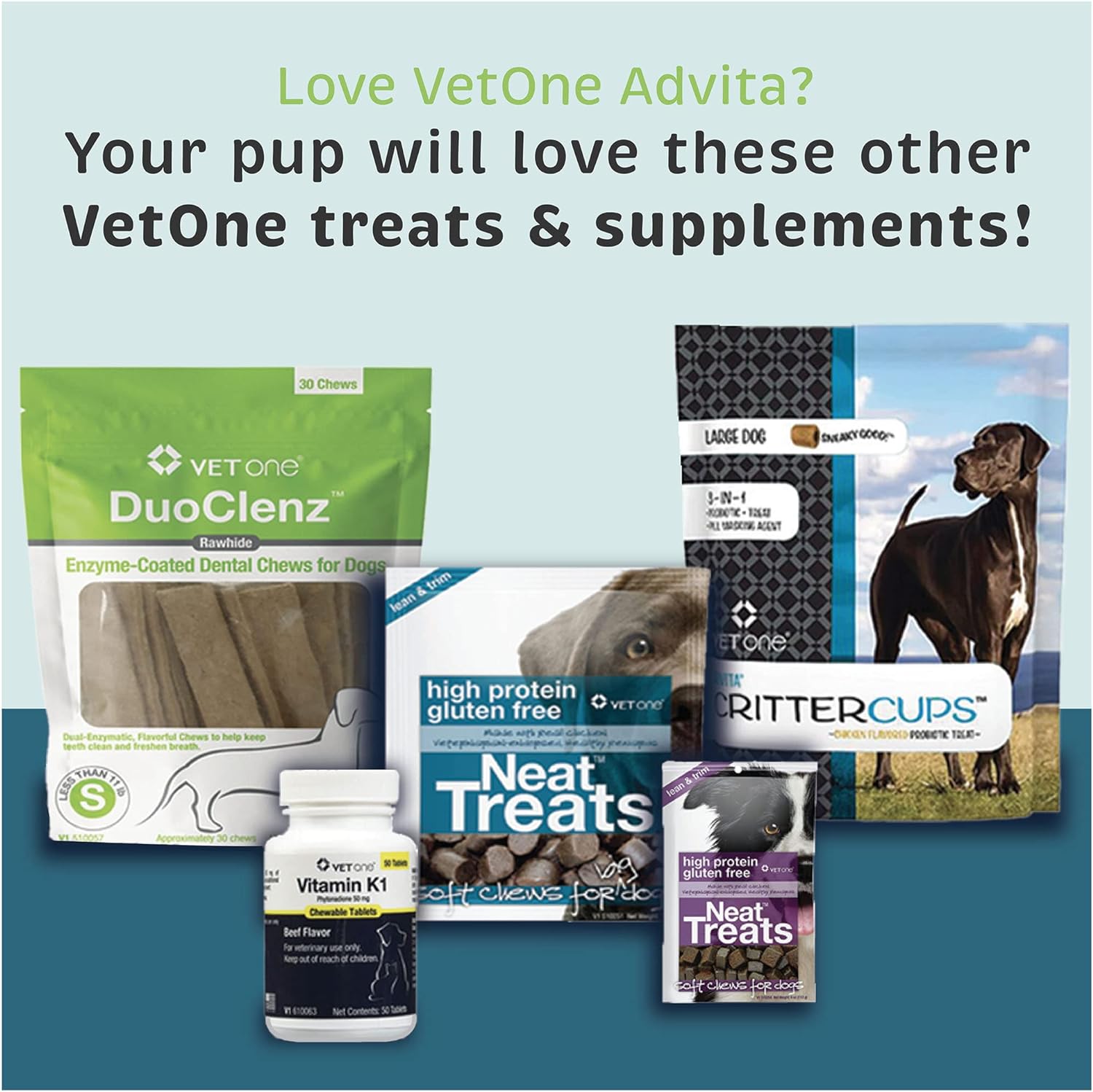 VetOne Advita Probiotic Nutritional Supplement for Dogs - 30 Packets, Supports Digestive Health