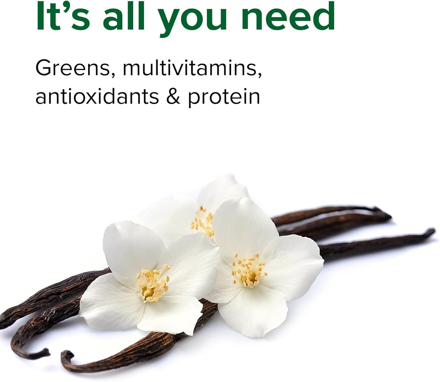 Vibrant Health Maximum Vibrance Vanilla Bean Vegan Meal Shake 15 Servings