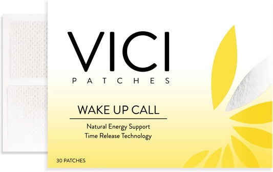 Vici Wellness B12 Energy Blend Wake Up Call Patches - Mental Alertness Support (30 Patches)
