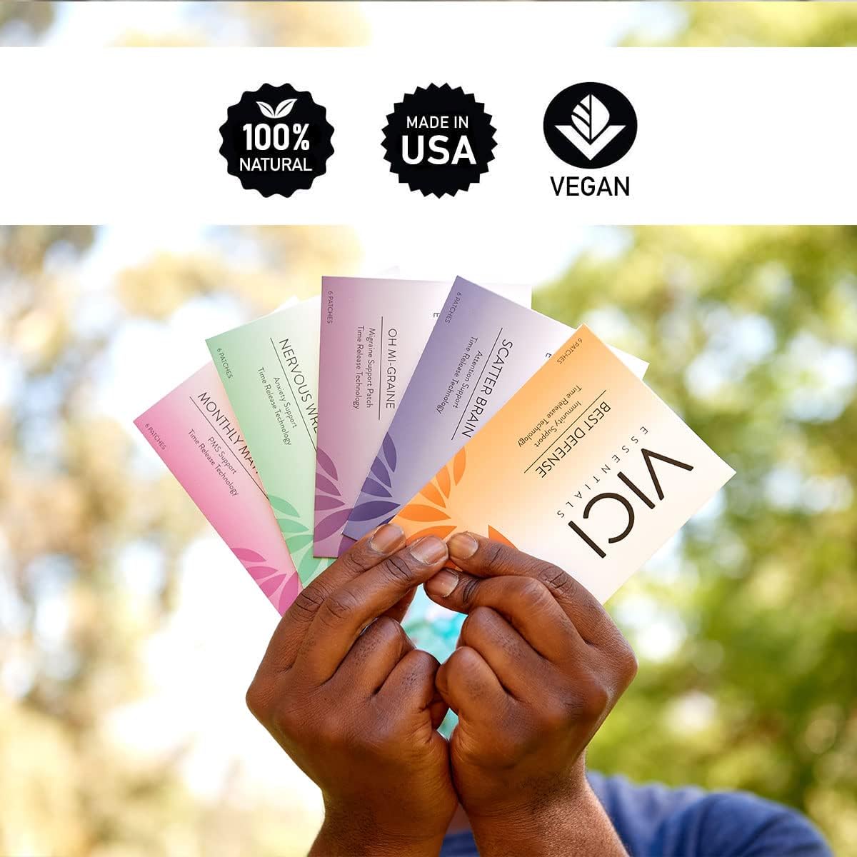 Vici Wellness B12 Energy Blend Wake Up Call Patches - Mental Alertness Support (30 Patches)