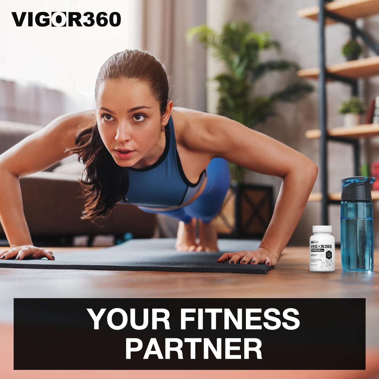 VIGOR 360 b Slimming Supplement: Thermogenesis & Lipogenesis Activation for Weight Management - 60 Capsules for Wellness and Well-Being