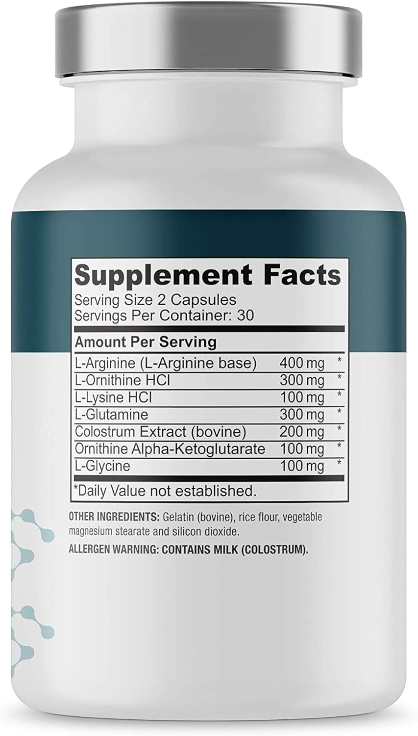 Vimulti Anti-Aging Supplement with Natural Amino Acids - Promotes Longevity, Immune Health, Energy, Skin Tone, and Restful Sleep - 60 Capsules